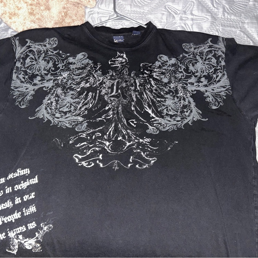 Black 3XL Affliction Southpole Y2K Style Shirt